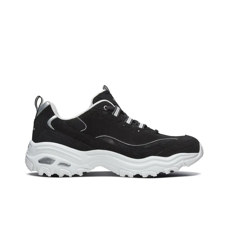 Skechers D'Lites 1.0 Low Running Shoes Black-1