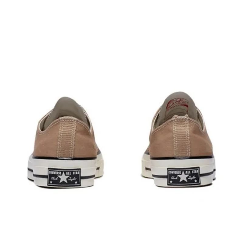 Converse Chuck 70 OX Anti Slip Wear Resistant Low Top Canvas Shoes Unisex Brown-4