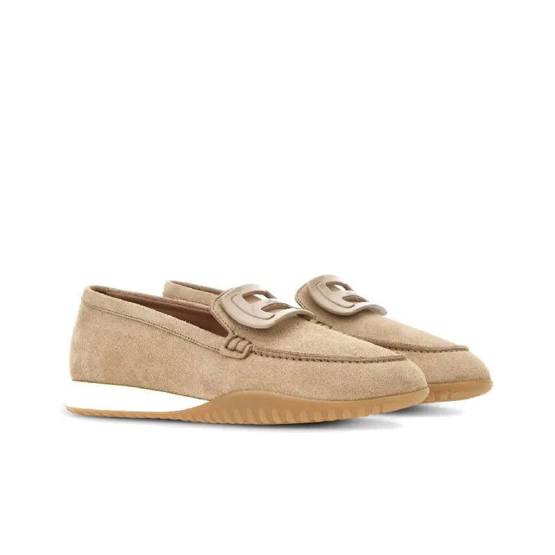 HOGAN Olympia Z Loafers Women's Beige-2