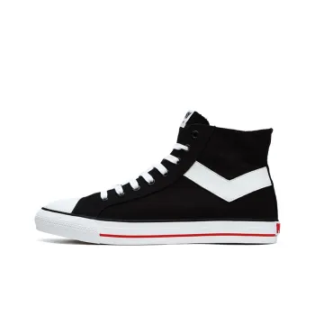 Pony Canvas Shoes Women's High Top Black