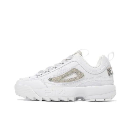 FILA Women's Disruptor 2 'Snake - White High Rise'