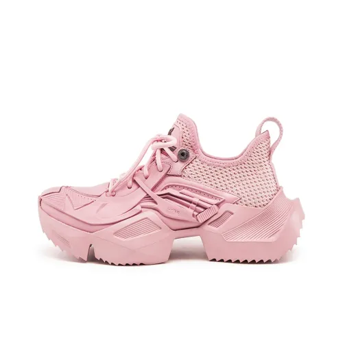 OGR Mecha Classic Chunky Sneakers Women's Low-Top Cherry Blossom Pink