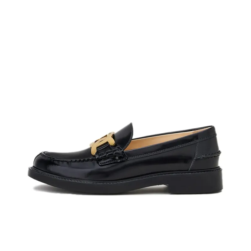 TOD'S Chain plaque Loafers Women's-0