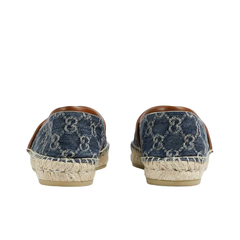 GUCCI GG Denim Espadrilles Women's-3