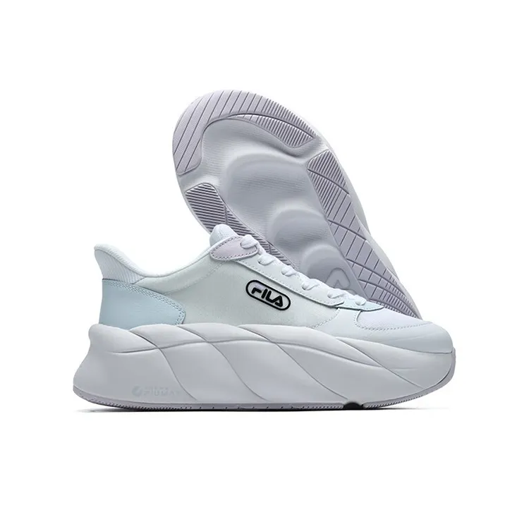 FILA Gelato Cushioning Wear Resistant Low Top Chunky Sneakers Women's Mist Gray-6