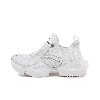 OGR Mecha Classic Chunky Sneakers Unisex Low Top Alpine White