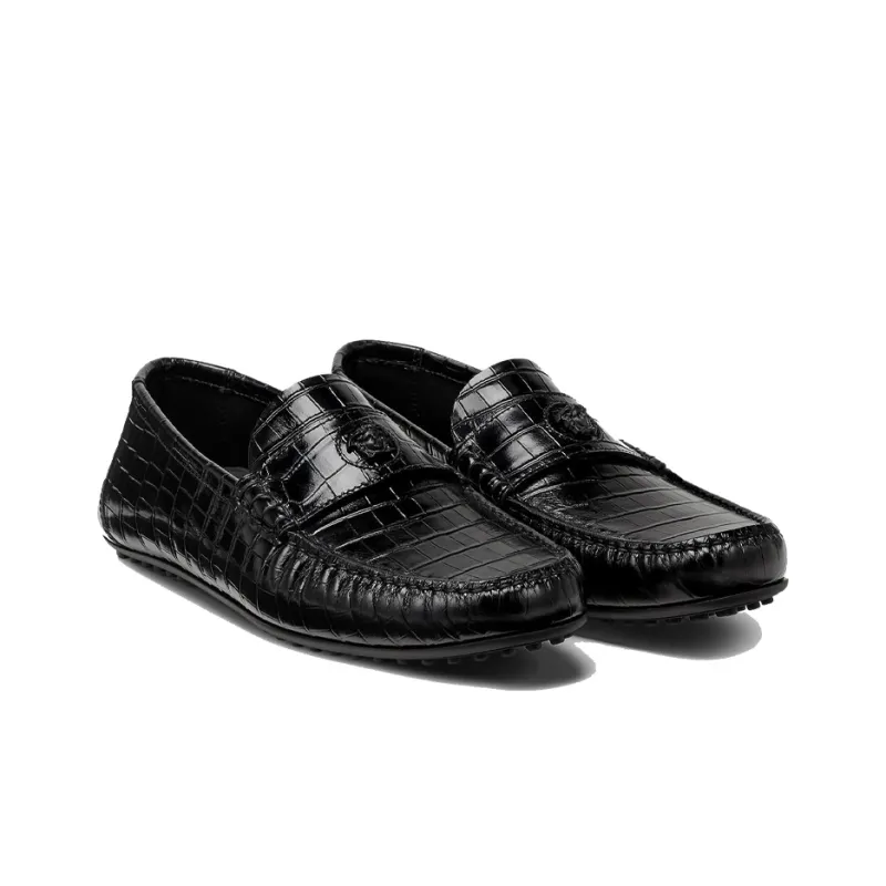 VERSACE La Medusa Women's Casual Shoes Men's Black-2