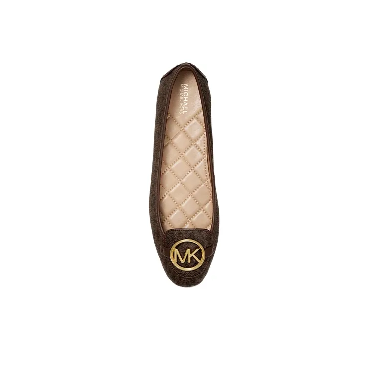 Michael Michael Kors Grained Ballerina Flats-3