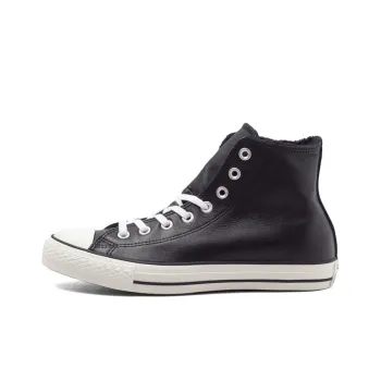 Converse Chuck Taylor All Star 'Black Leather Fur'