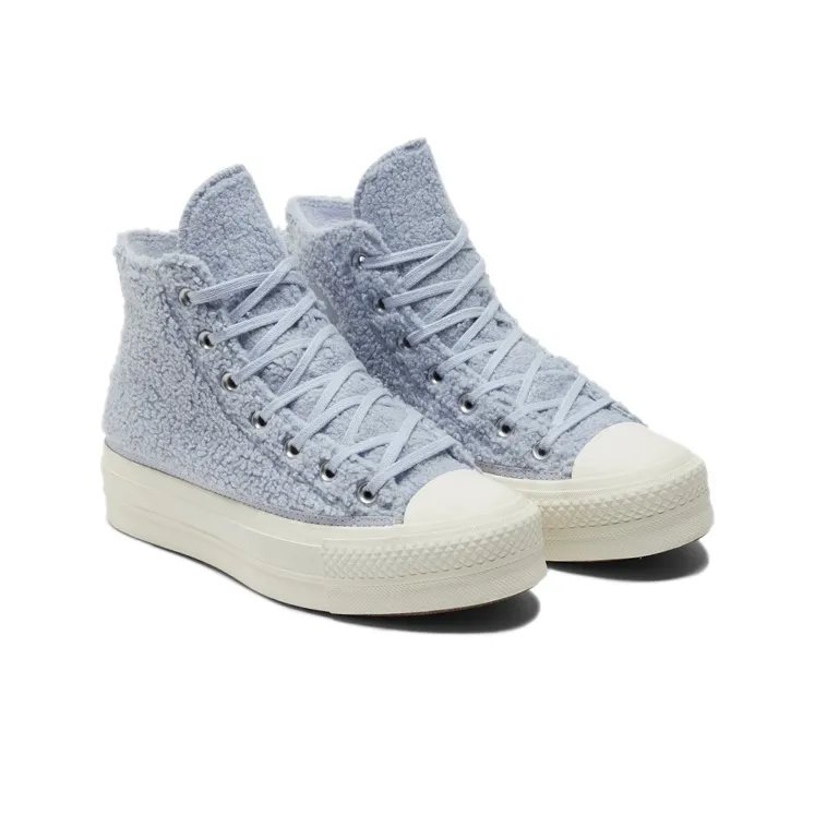 Converse Women's Chuck Taylor All Star Platform High 'Cozy Sherpa Ghost' Women's-2