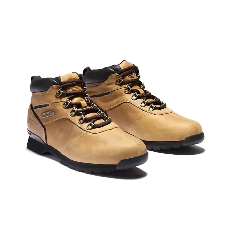 Timberland Splitrock Nubuck Mid Hiker Ankle-Length Outdoor Boots Earth Yellow-2