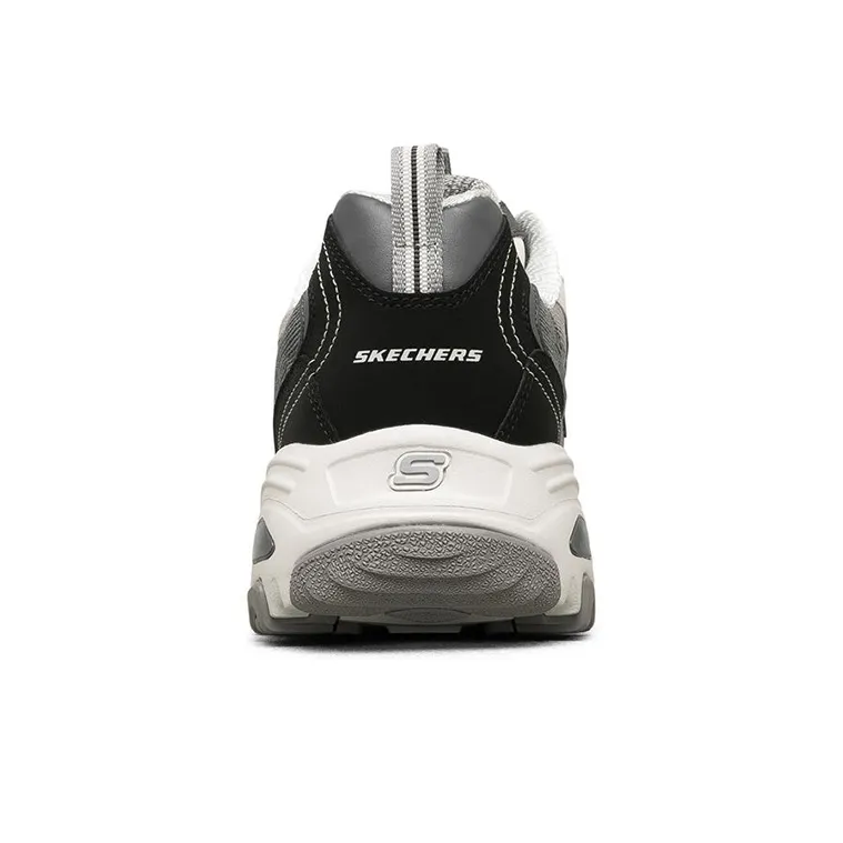 Skechers D'Lites 1.0 Low Top Running Shoes Black/Grey-3