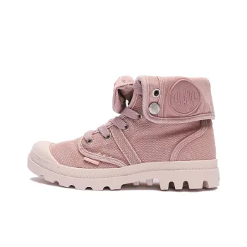 Palladium Outdoor Boots Women's Mid-Top Light Pink