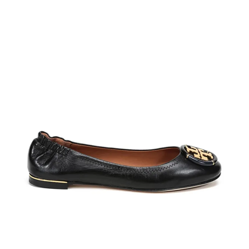 TORY BURCH Minnie Flat Shoes Women's Black-1