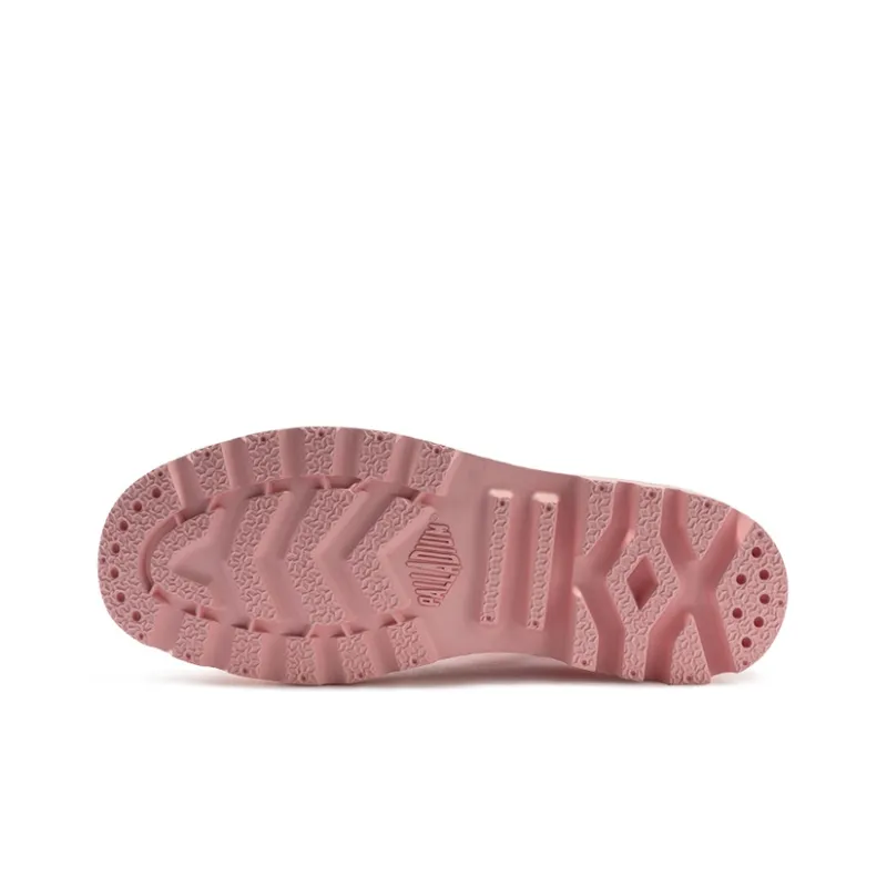 Palladium Pampa Zip Nevada Breathable Abrasion Resistant Slip Resistant High Top Canvas Shoes Women's Light Pink-4
