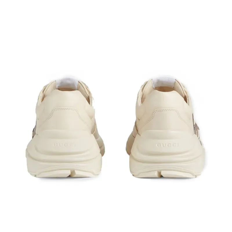 GUCCI Rhyton Low Top Chunky Sneakers Men's Ivory-5