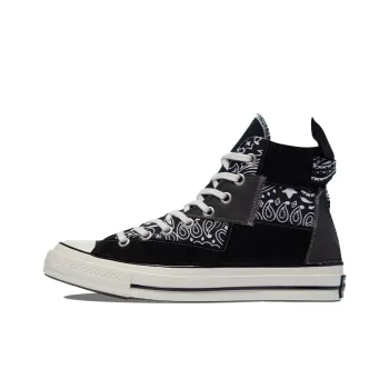Converse Chuck Taylor All Star 70 Hi Paisley Patchwork Black