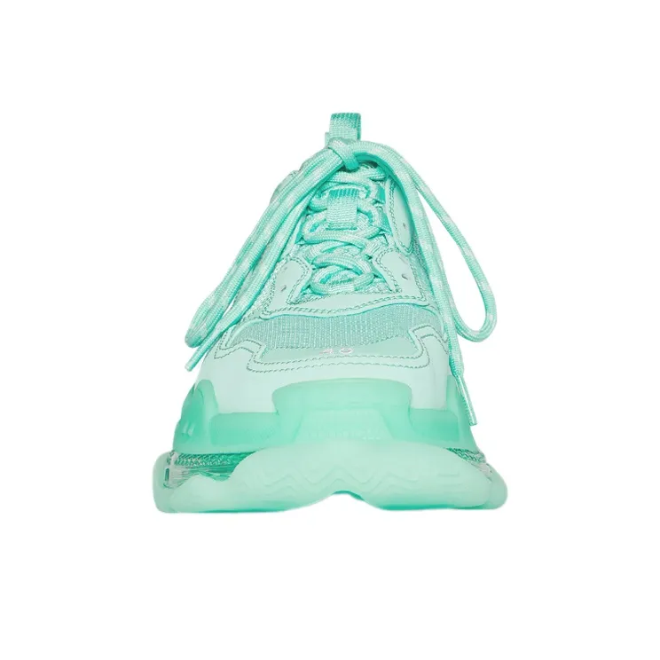 Balenciaga Triple S Clear Sole Green Women's-2