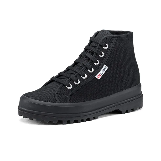 SUPERGA High-top Lace-up Sneakers-2