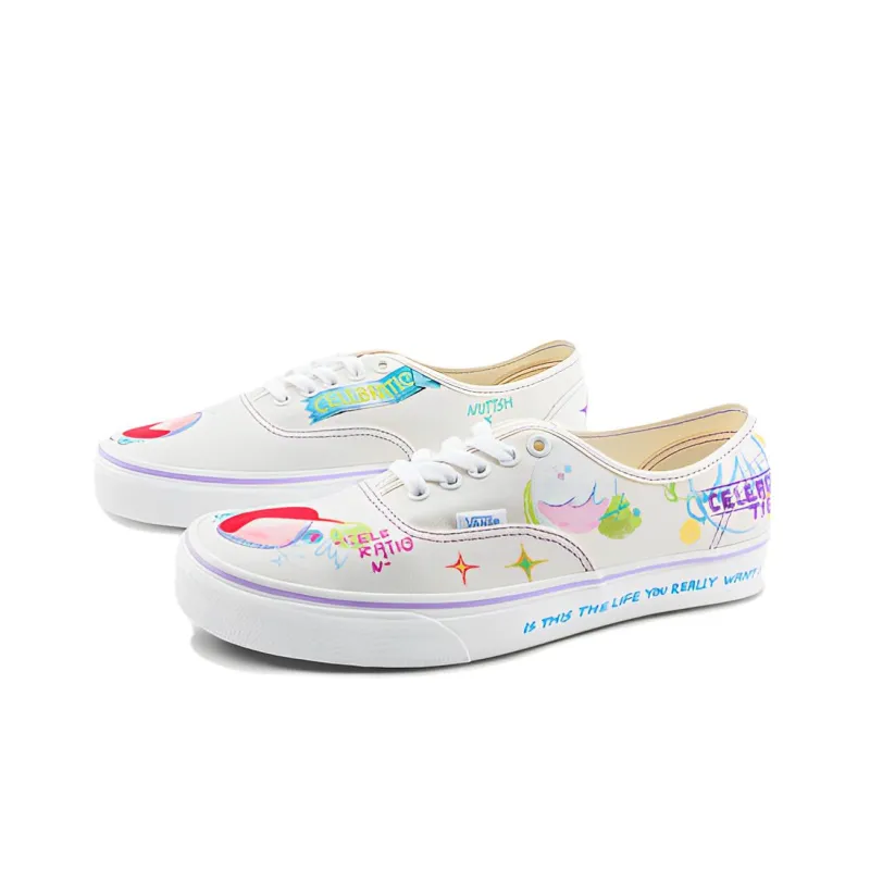 Vans X Nuttsh Authentic Otw 'White Multi color'-2