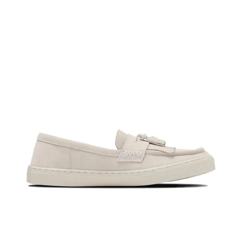 Converse All Star Coupe Loafer Suede Anti Slip Wear Resistant Low Top Canvas Shoes Unisex Ecru Japan Version-1