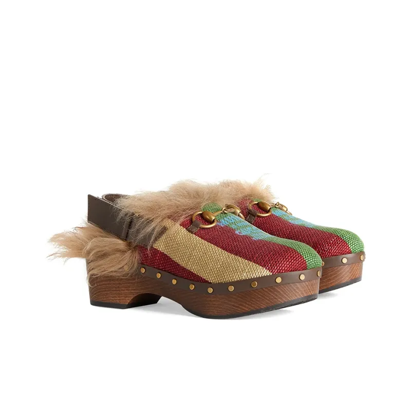 GUCCI Chunky Heel High Heels Women's-1