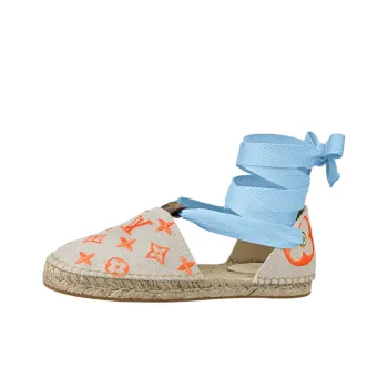 LOUIS VUITTON Starboard Casual Single Shoes Women's Blue