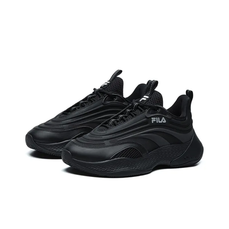 FILA FUSION Fila Ray 2 Low Top Clunky Shoes Black-2