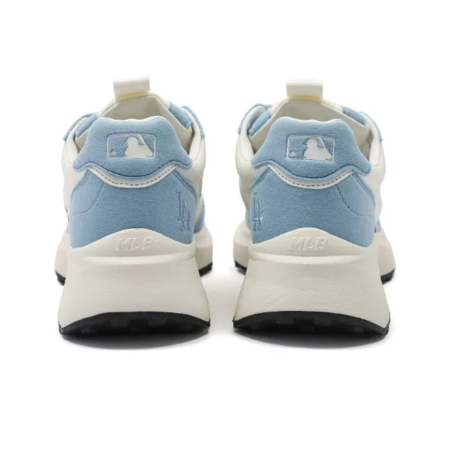 MLB Chunky Jogger Anti Slip And Wear Resistant Lightweight Height Increasing Low Top Chunky Sneakers Unisex Light Blue-3