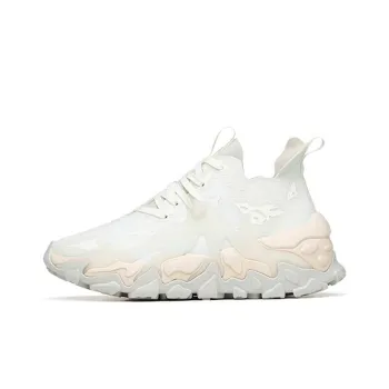 Anta Callus Removal Pro Cushioned Slip Resistant Abrasion Resistant Low Top Chunky Sneakers Women's White Pink