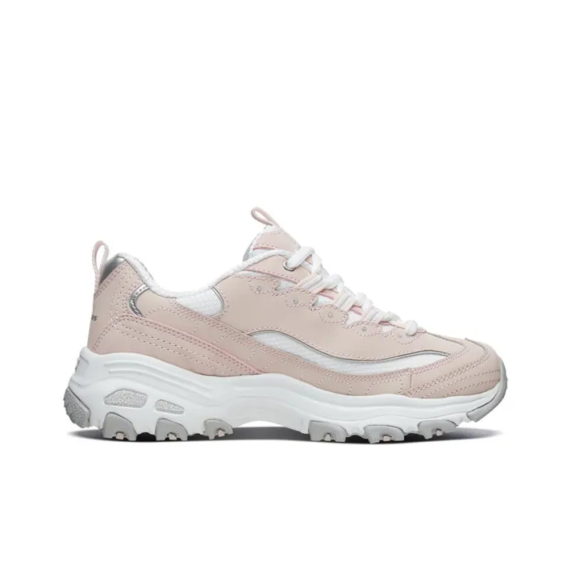 Skechers D'lites Fashion Sneakers Pink/White Women's-1