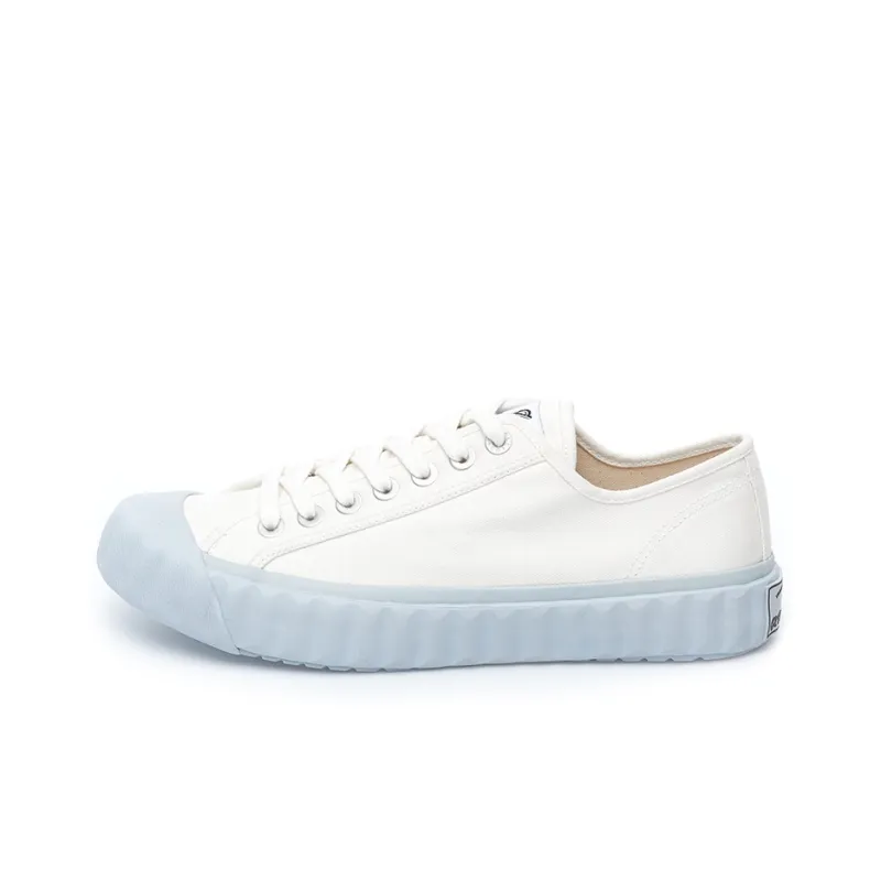 Excelsior Canvas Shoes Unisex Low Top White/Blue-0
