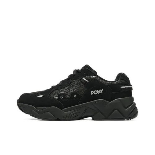 Pony Chunky Sneakers Women's Low-Top Black