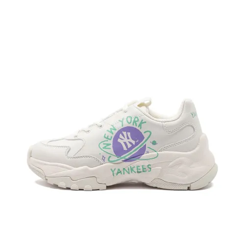 MLB Big Ball Chunky Chunky Sneakers Unisex Low-Top White/Green