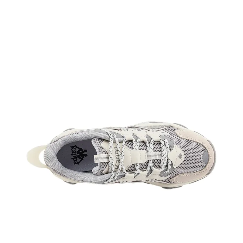 Kappa Breathable Coverage Low Top Chunky Sneakers Unisex Gray-4