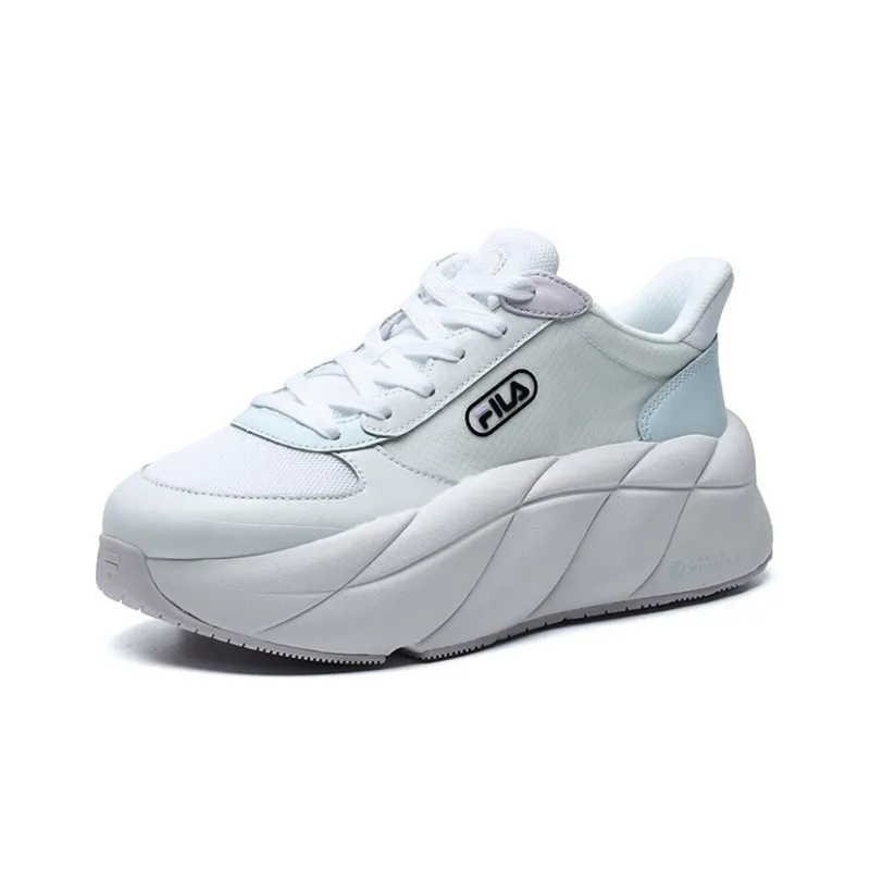 FILA Gelato Cushioning Wear Resistant Low Top Chunky Sneakers Women's Mist Gray-2