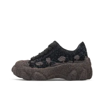 HART DAVIS Postmodern Height Increasing Wear Resistant Low Top Chunky Sneakers Women's Black