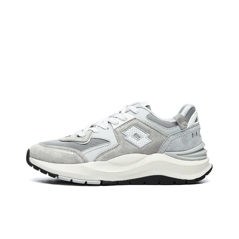 LOTTO Thundercloud Wear Resistant Cushioning Slip Resistant Low Top Chunky Sneakers Men's Glacier Gray-0
