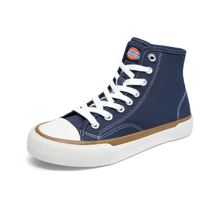 Dickies Canvas Shoes Unisex High Top Blue-1