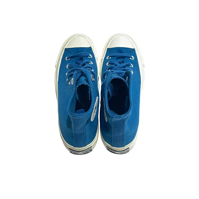 Converse Chuck Taylor All Star 1970s Hi Clean Canvas 'Blue'-3