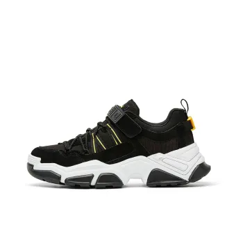 Lee Chunky Sneakers Men Low Top Black Yellow
