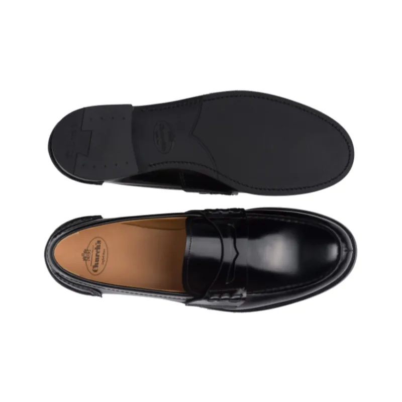 CHURCH'S Pembrey W 5 Polished Fumè Loafers-2