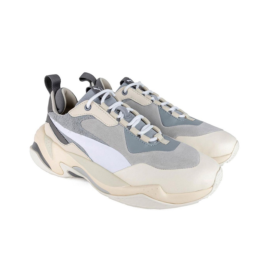スニーカー Puma Sneakers Thunder Color Block White Grey PUMA Thunder Colour Block 'Gray White' Women's - POIZON