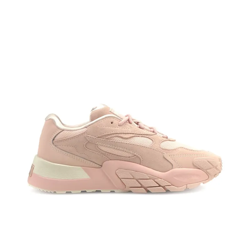 PUMA Hedra Mono Cushioning, Slip Resistant, And Abrasion Resistant Low Top Chunky Sneakers Women's Pink-1