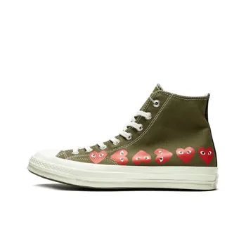 Converse Chuck Taylor All Star 70 Hi Comme Des Garcons Play Multi Heart Green