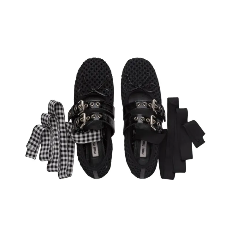 MIU MIU Casual Single Shoes Women's Black-4