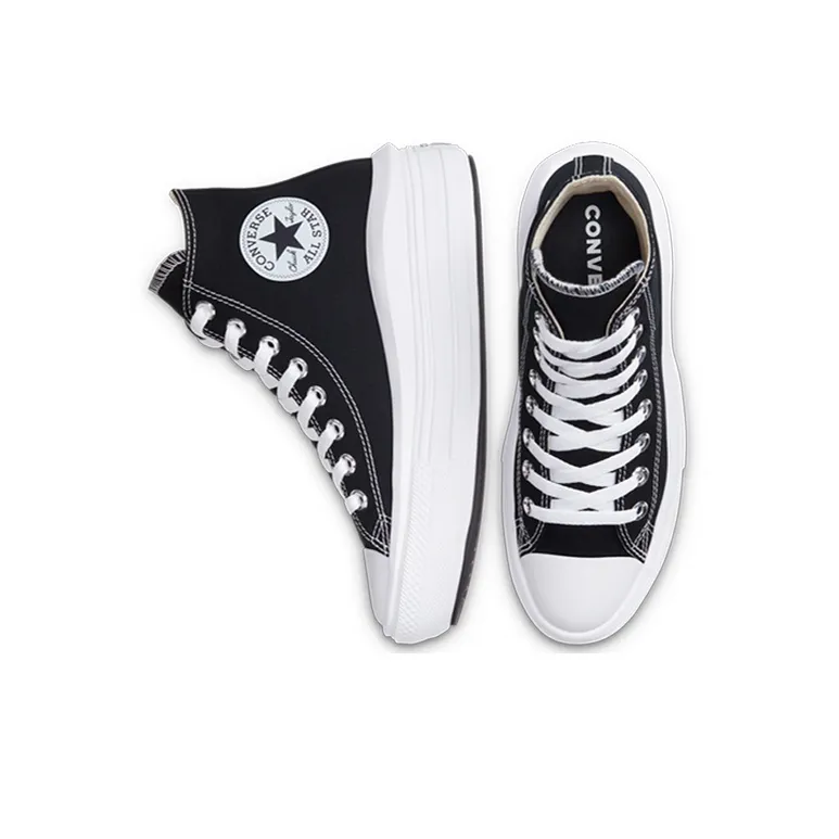 Converse Chuck Taylor All Star Move Hi Black Women's-3