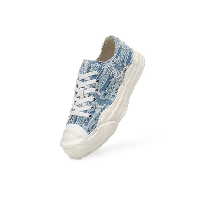 HART DAVIS Slip Resistant Low Top Canvas Shoes Unisex Blue-3