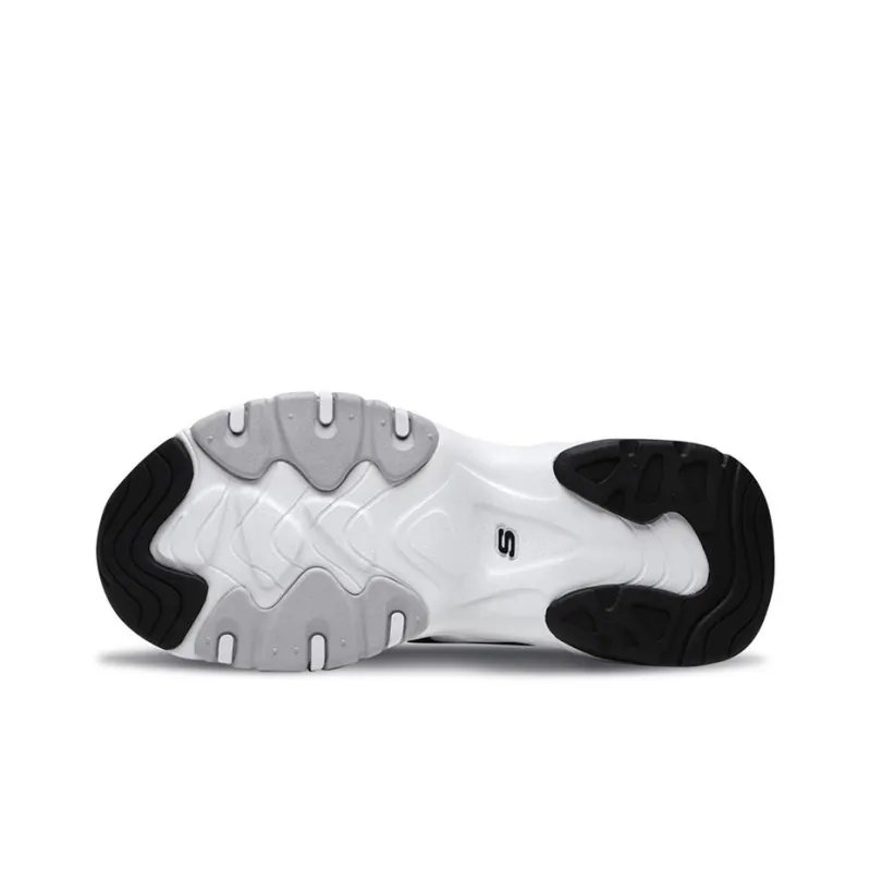 Skechers D Lites 3.0 Low Top Daddy Shoes Black/White-4
