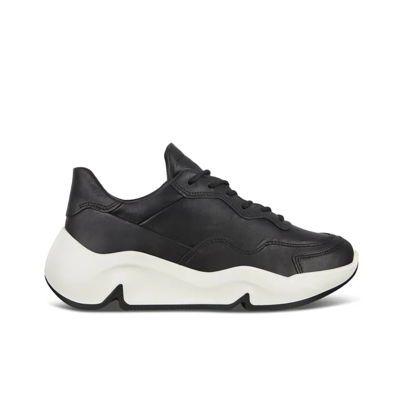 Ecco Low Top Chunky Sneakers Women's Black-1